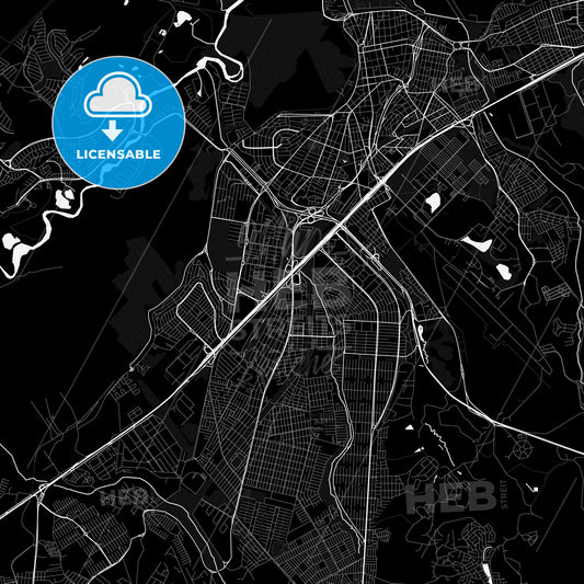 Sao Jose dos Campos, Brazil PDF map