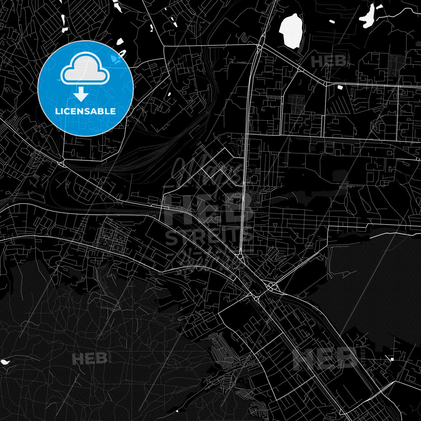 Saratov, Russia PDF map