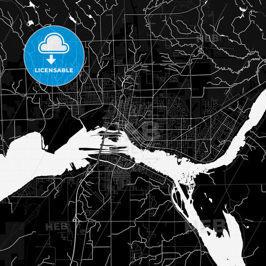 Sault Ste. Marie, Canada PDF map