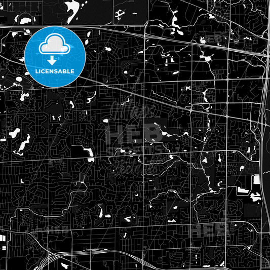 Schaumburg, Illinois, United States, PDF map