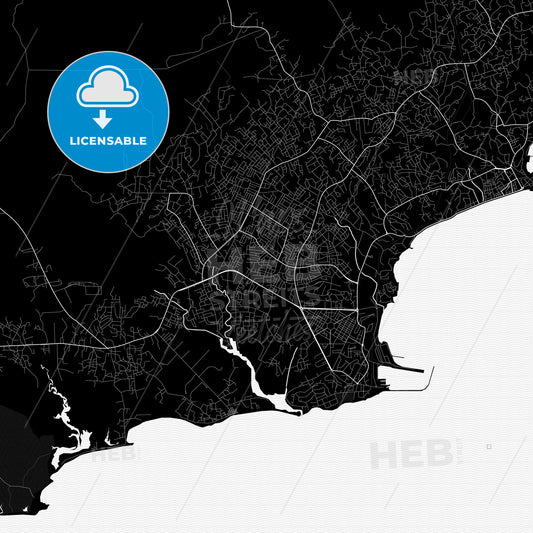 Sekondi-Takoradi, Ghana PDF map