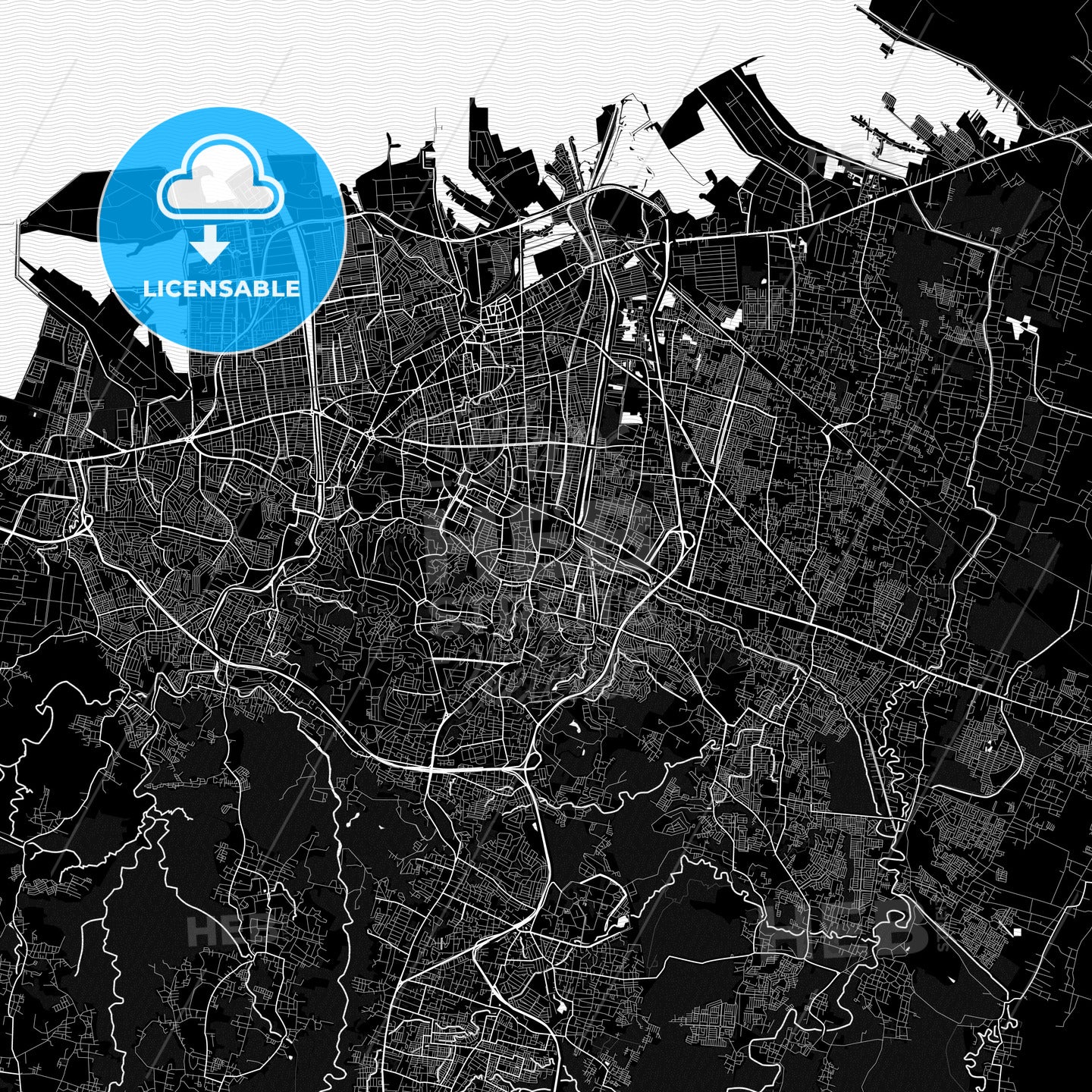 Semarang, Indonesia PDF map