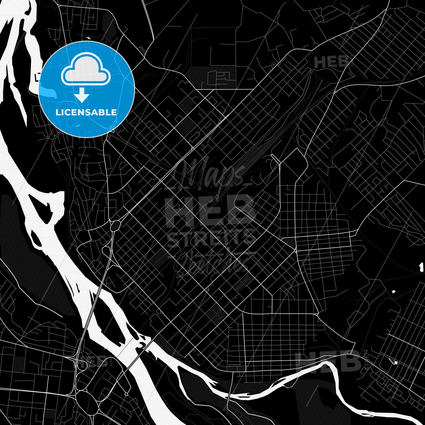 Semey Kazakhstan Pdf Vector Map Black And White HEBSTREITS Semey Kazakhstan Pdf Vector Map Black And White HEBSTREITS