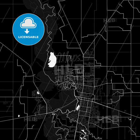 Shepparton–Mooroopna, Australia PDF map