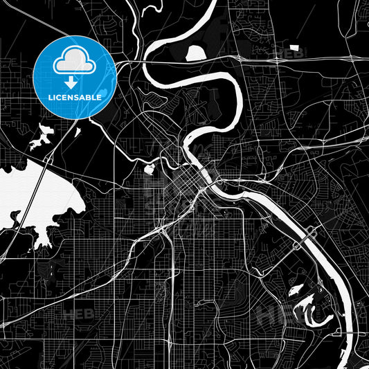 Shreveport, Louisiana, United States, PDF map