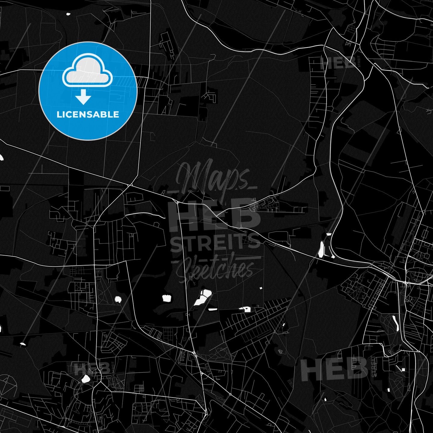 Siemianowice Śląskie, Poland PDF map