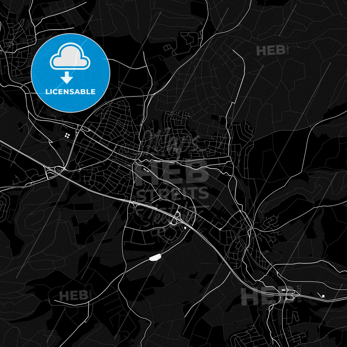 Sinsheim, Germany PDF map