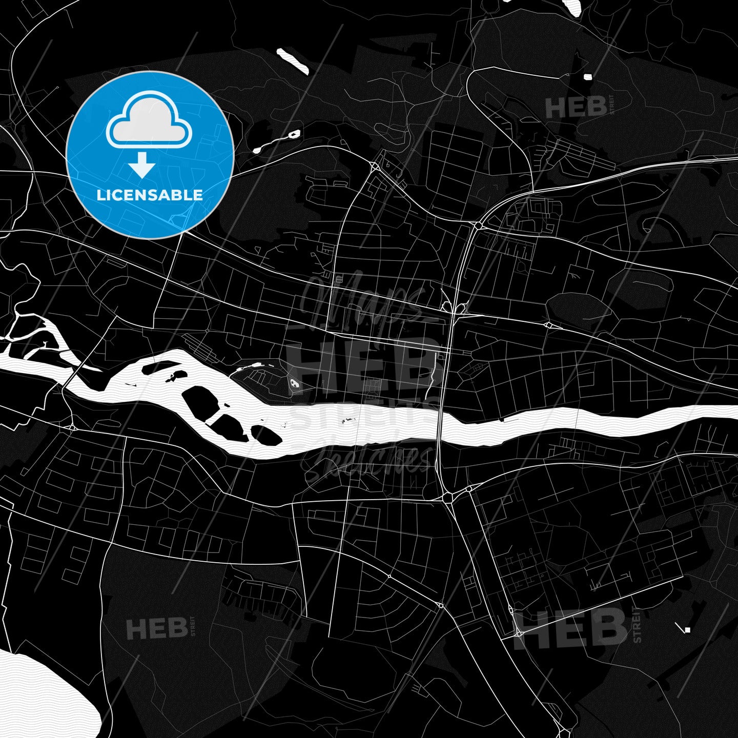 Skellefteå, Sweden PDF map