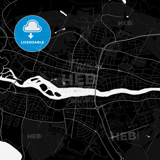 Skellefteå, Sweden PDF map