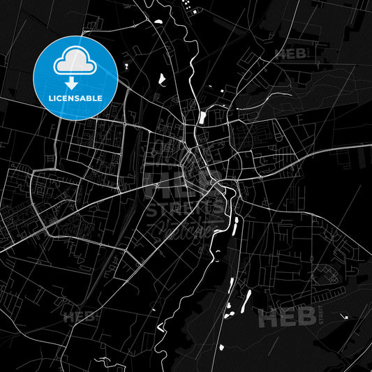 Słupsk, Poland PDF map