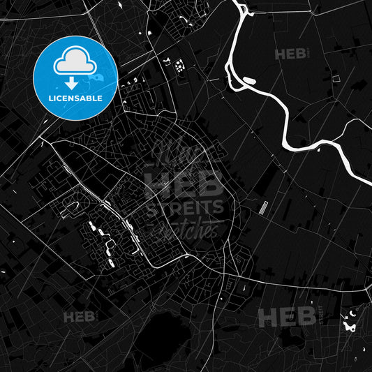 Soest, Netherlands PDF map