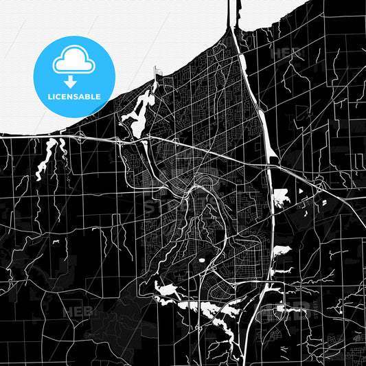 St. Catharines, Canada PDF map