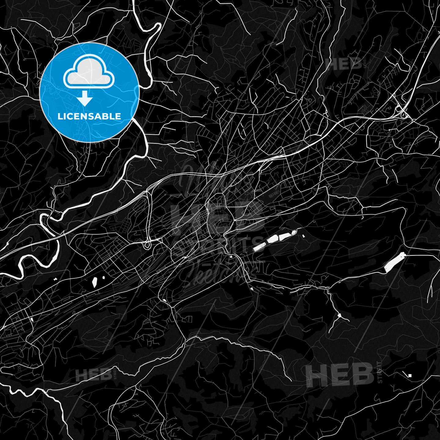 St. Gallen, Switzerland PDF map