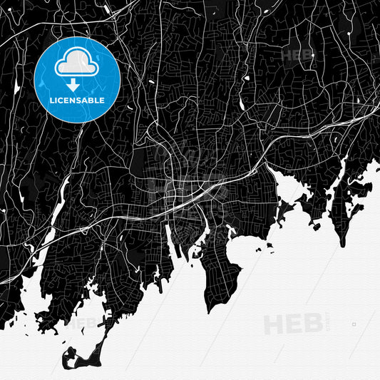 Stamford, Connecticut, United States, PDF map