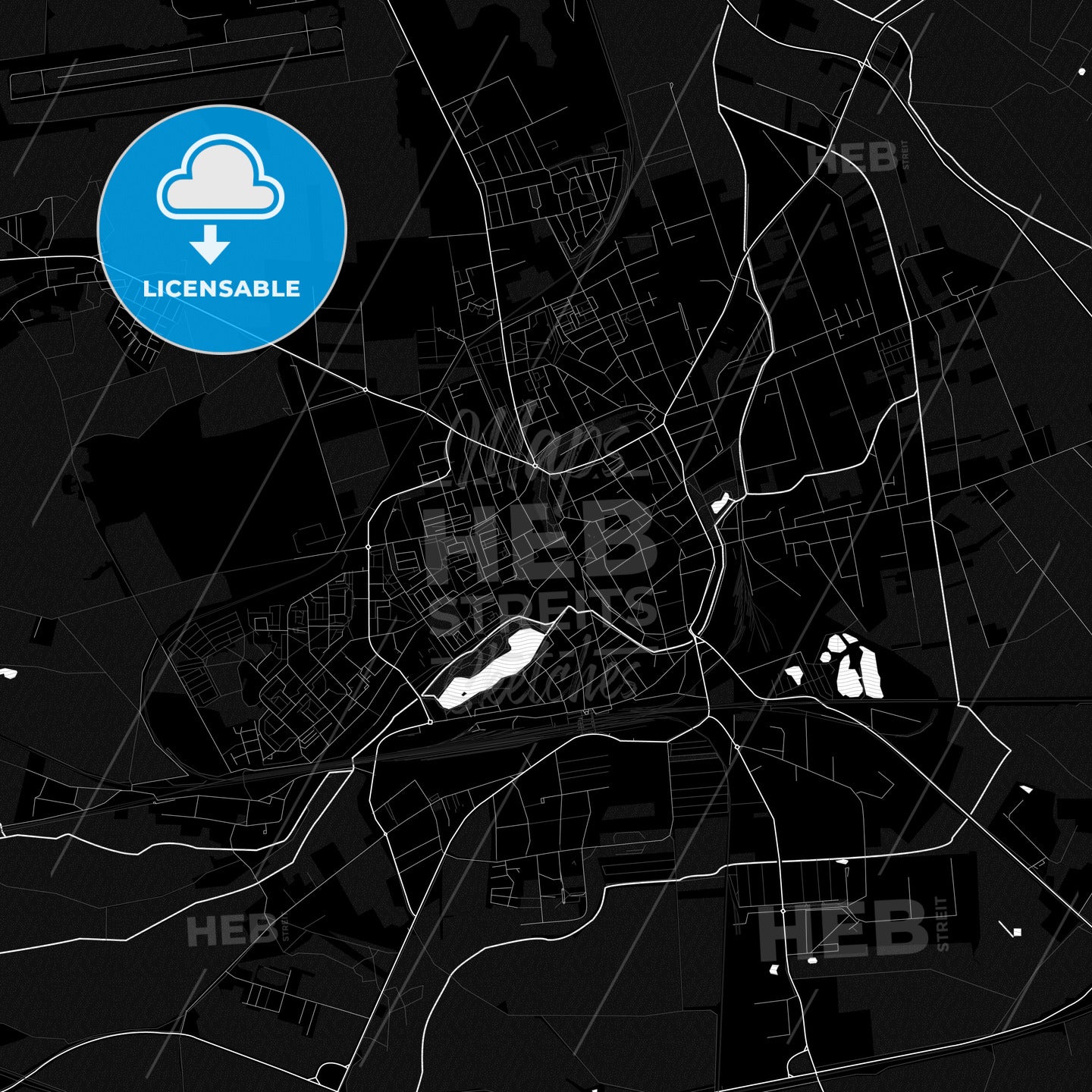 Stendal, Germany PDF map