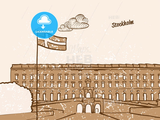 Stockholm, Sweden, Greeting Card – instant download
