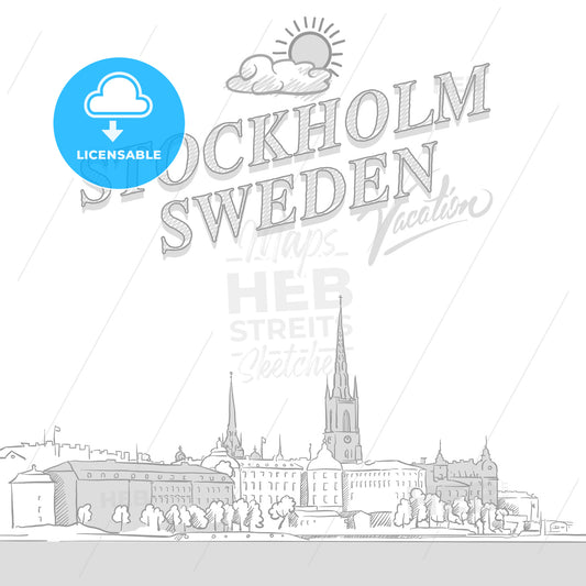 Stockholm travel marketing cover – instant download