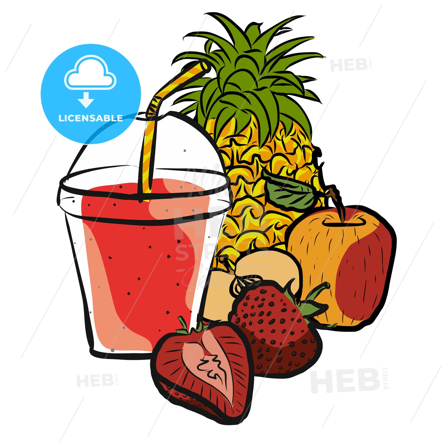Strawberry Smoothie – instant download