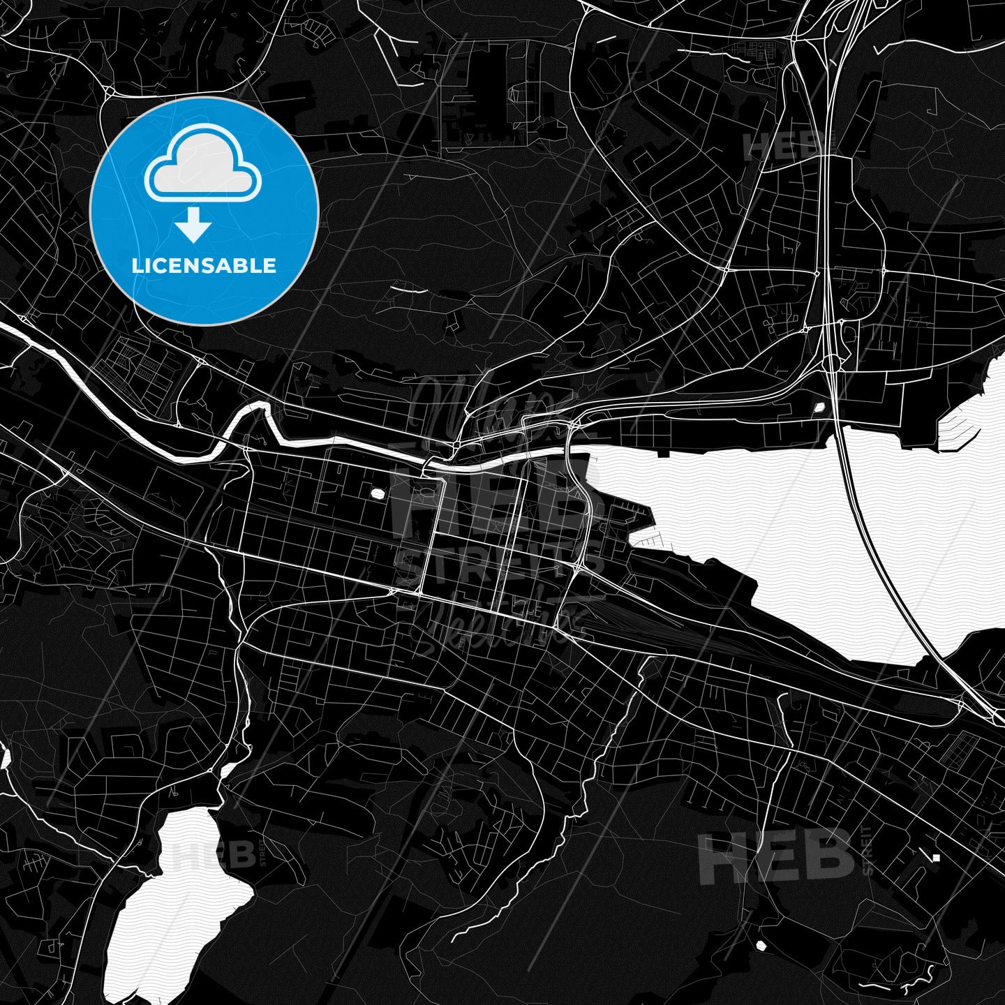 Sundsvall, Sweden PDF map