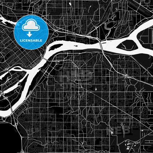 Surrey, Canada PDF map