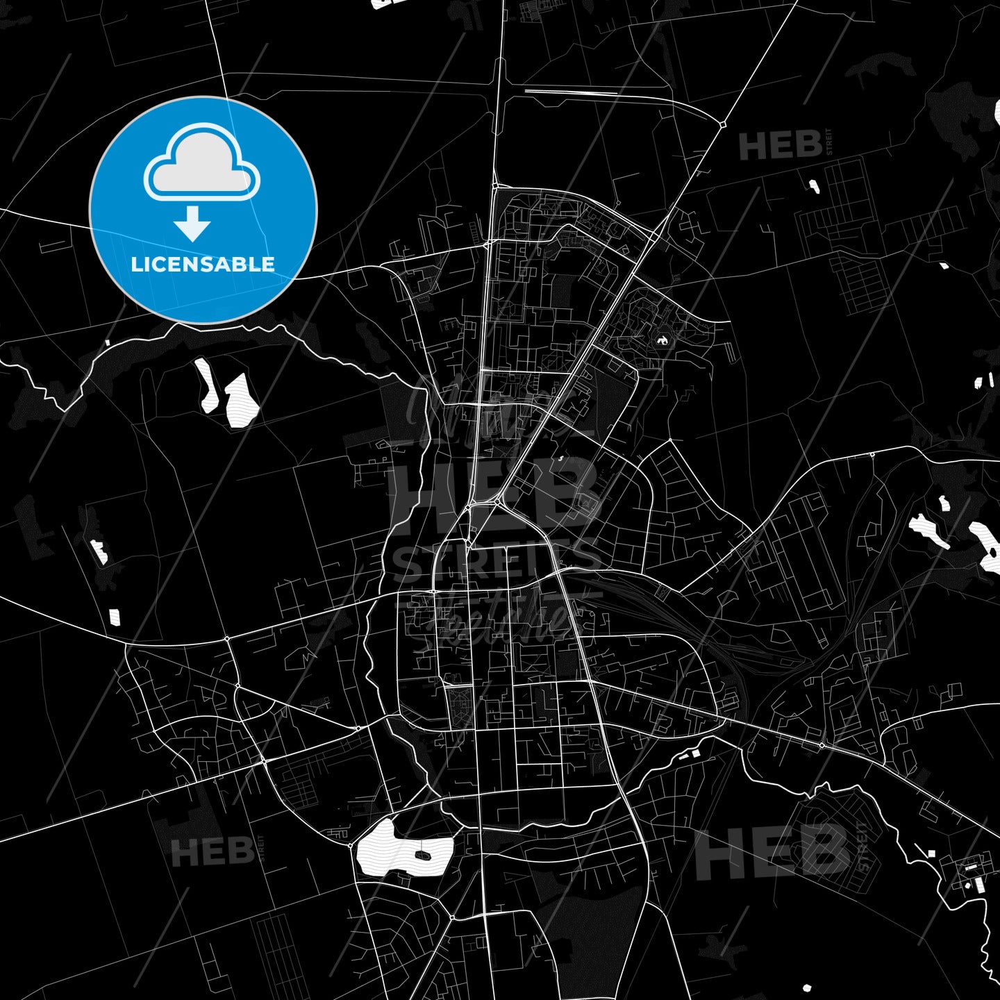 Suwałki, Poland PDF map