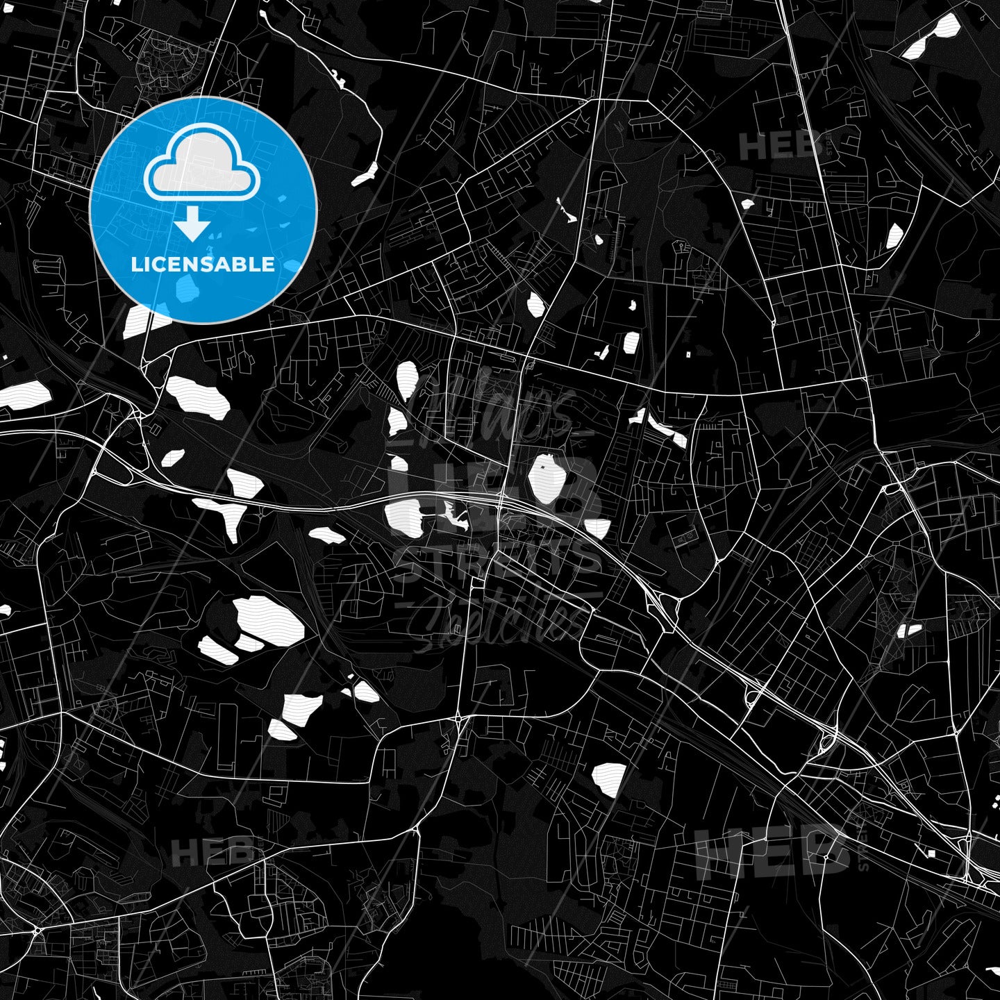 Świętochłowice, Poland PDF map
