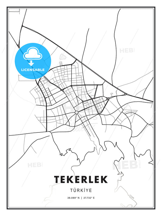 TEKERLEK / Tire, Turkey, Modern Print Template in Various Formats - HEBSTREITS Sketches