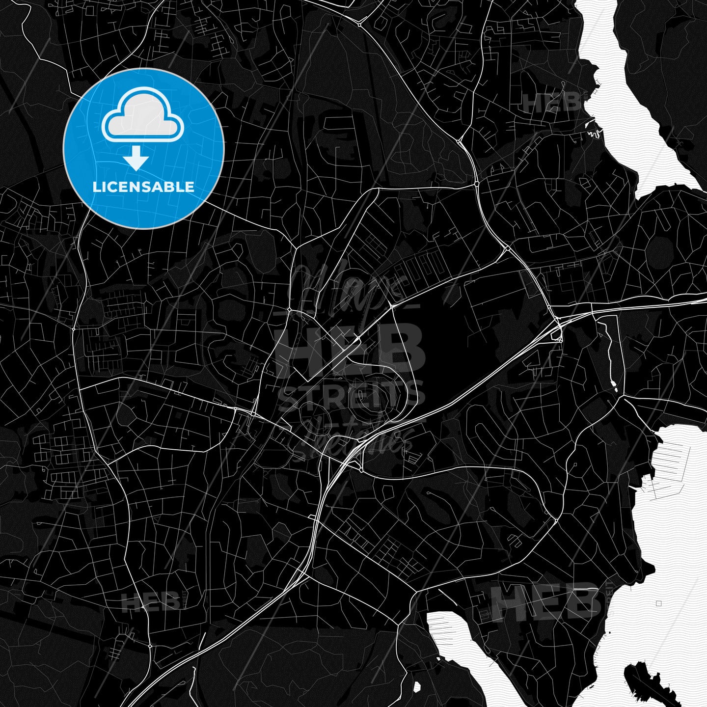 Täby, Sweden PDF map