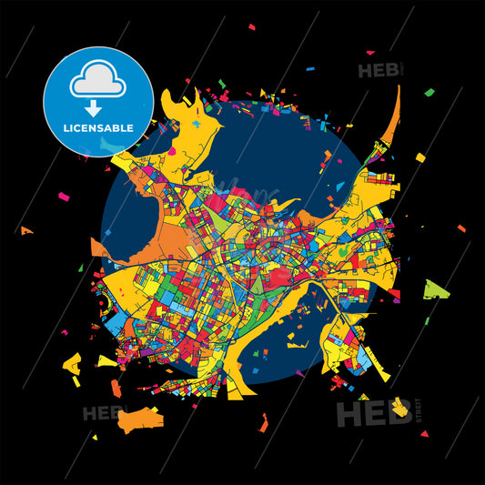 Tallinn, Estonia, Colorful Artmap