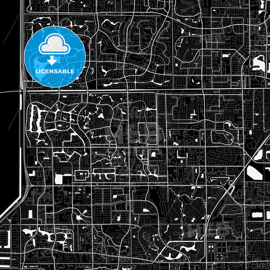 Tamarac, Florida, United States, PDF map