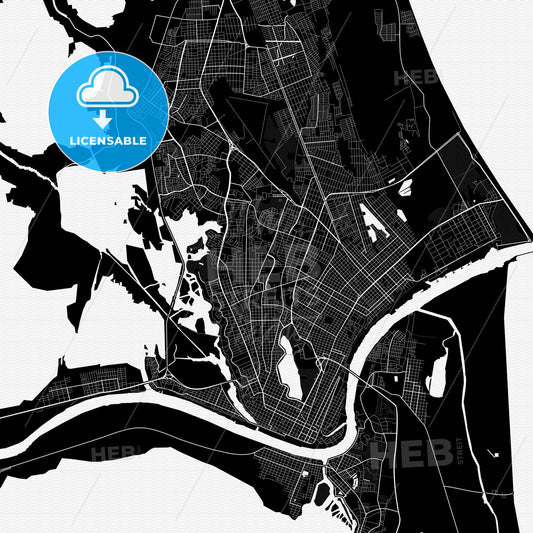 Tampico, Mexico PDF map