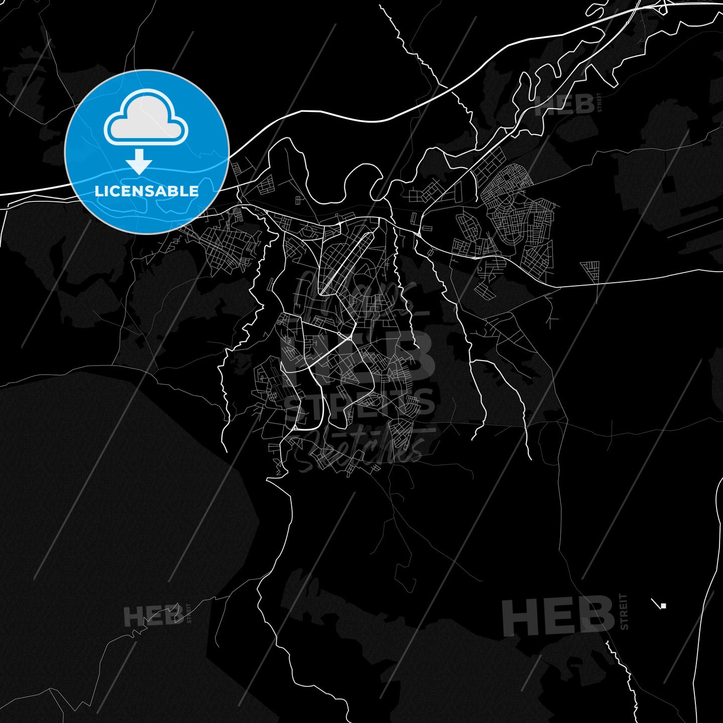 Taza, Morocco PDF map