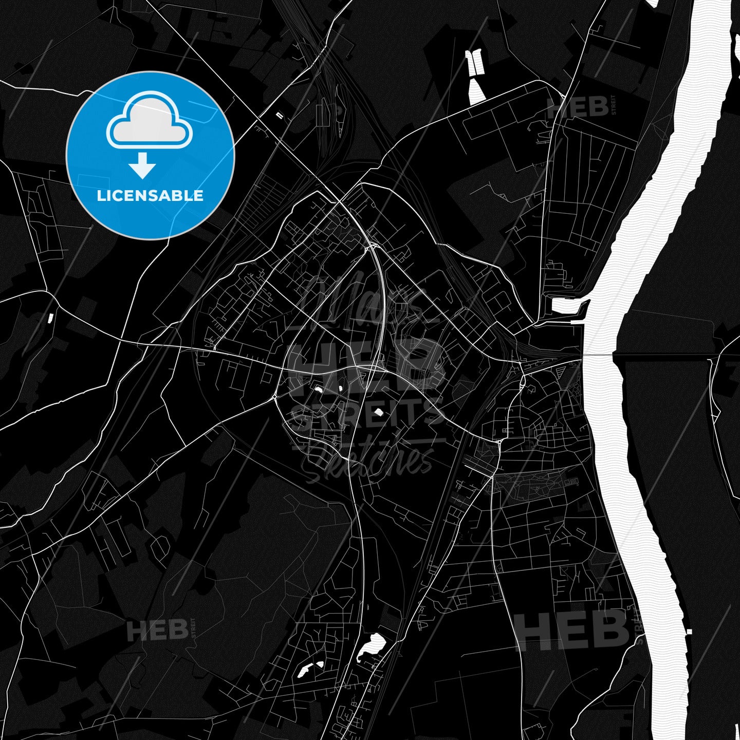 Tczew, Poland PDF map