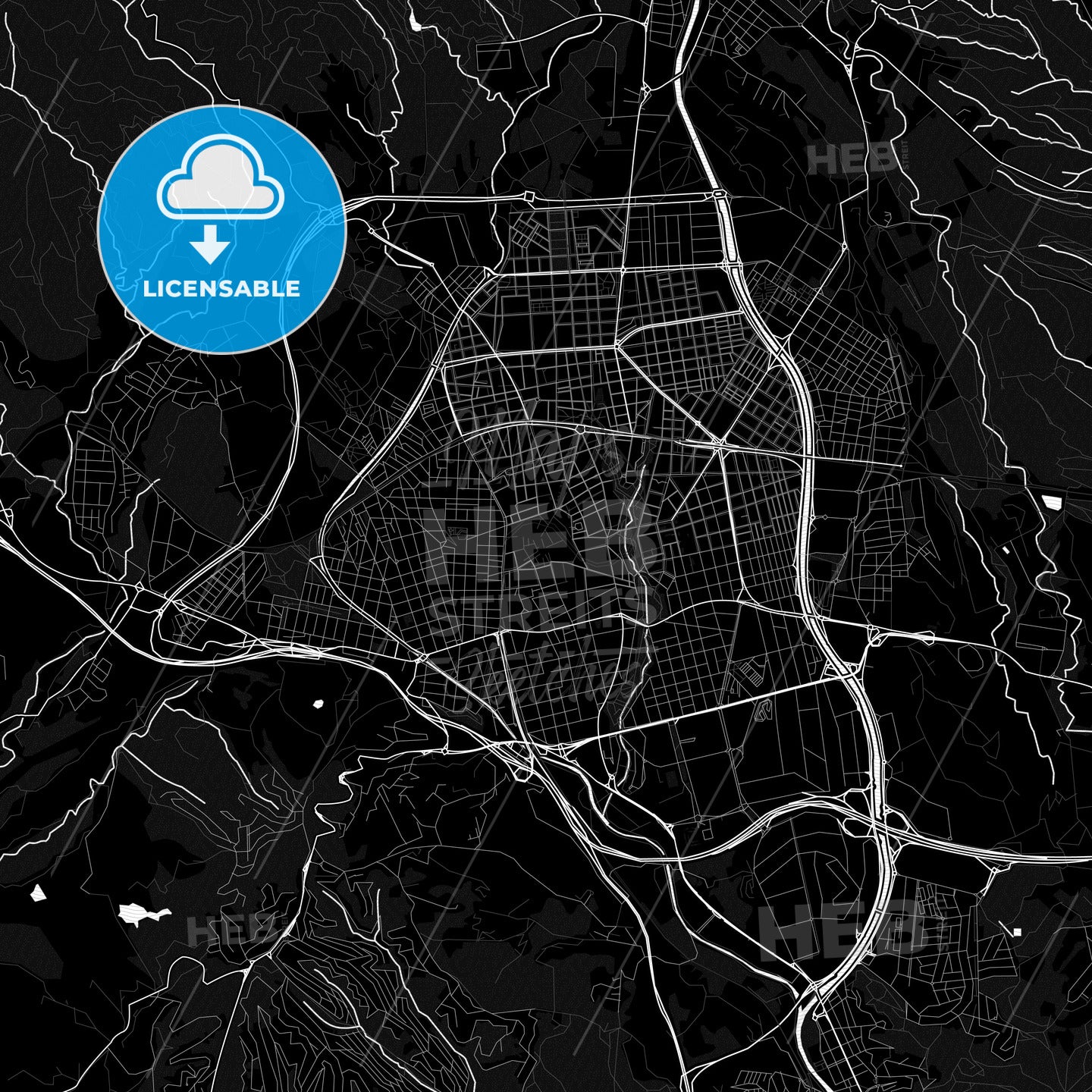 Terrassa, Spain PDF map