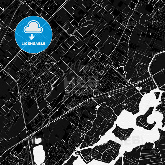 Teylingen, Netherlands PDF map
