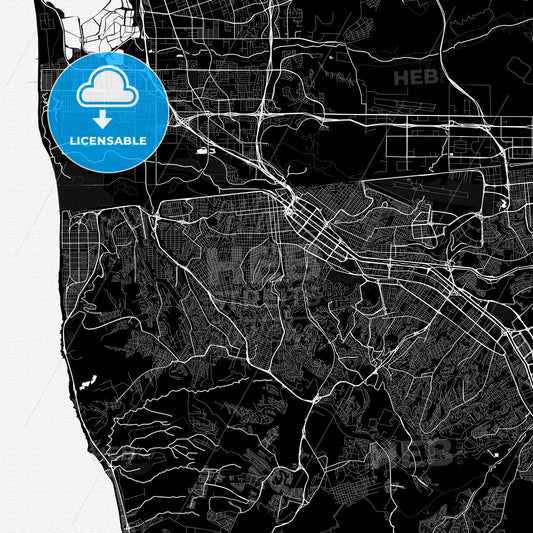 Tijuana, Mexico PDF map