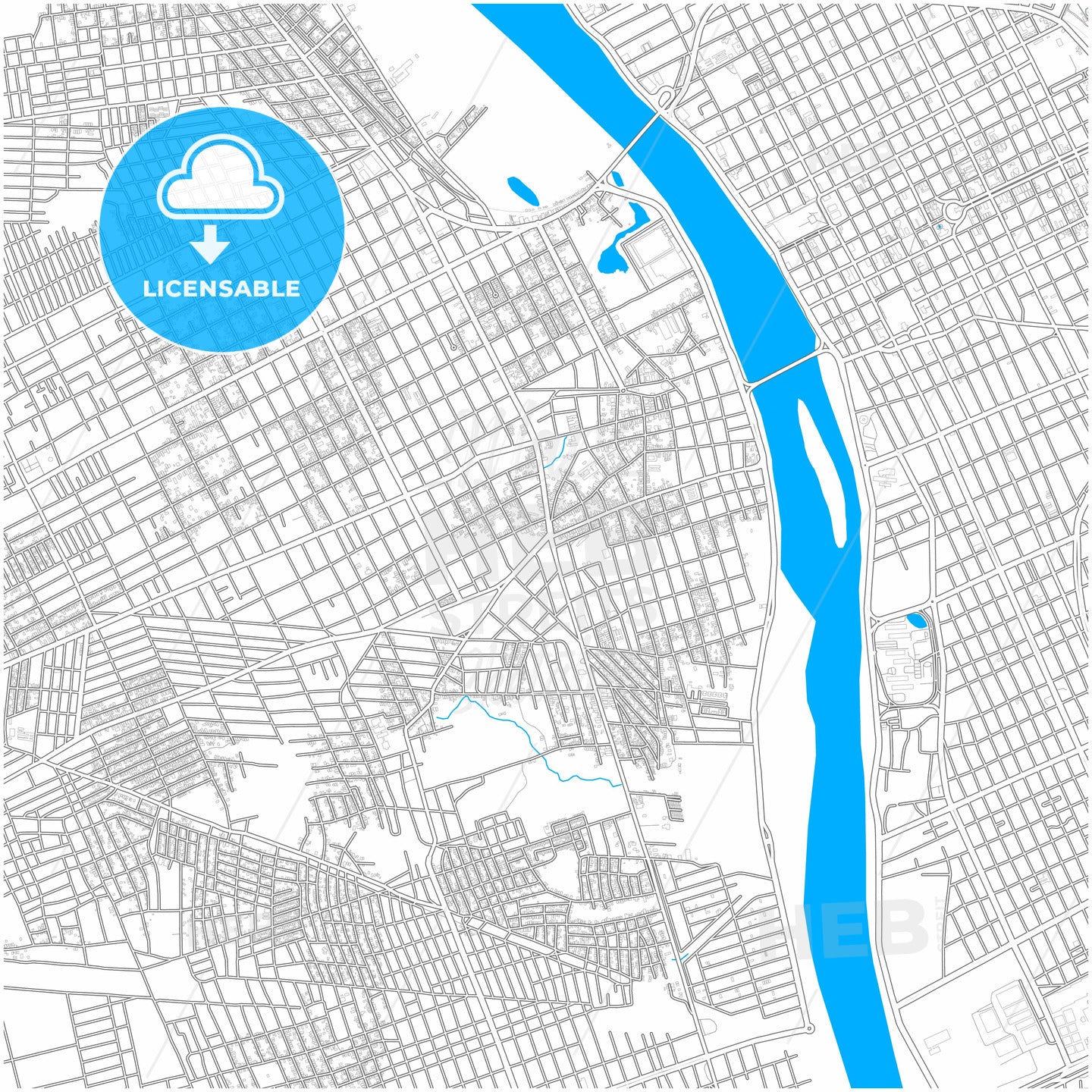 Timon, Brazil, city map with high quality roads.