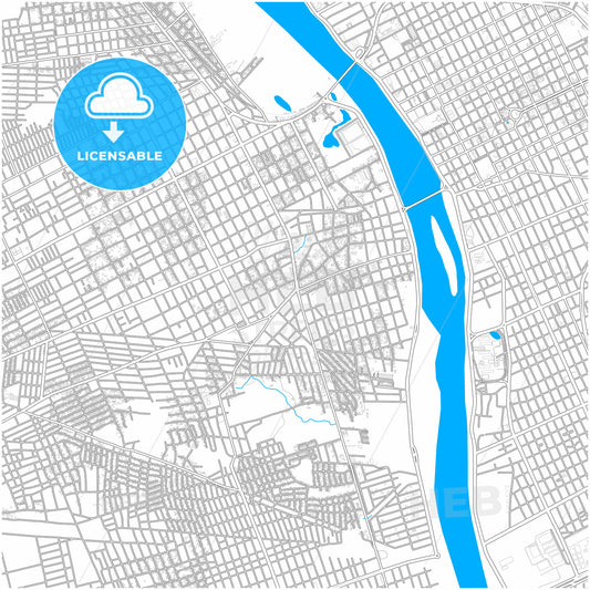 Timon, Brazil, city map with high quality roads.