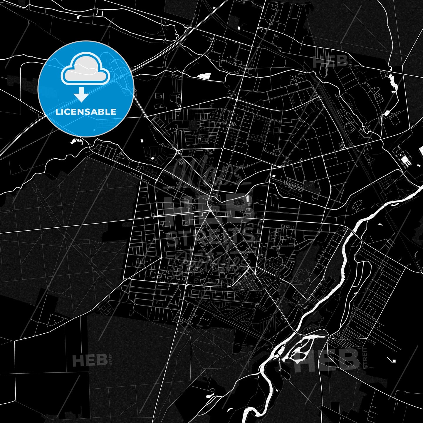 Tomaszów Mazowiecki, Poland PDF map