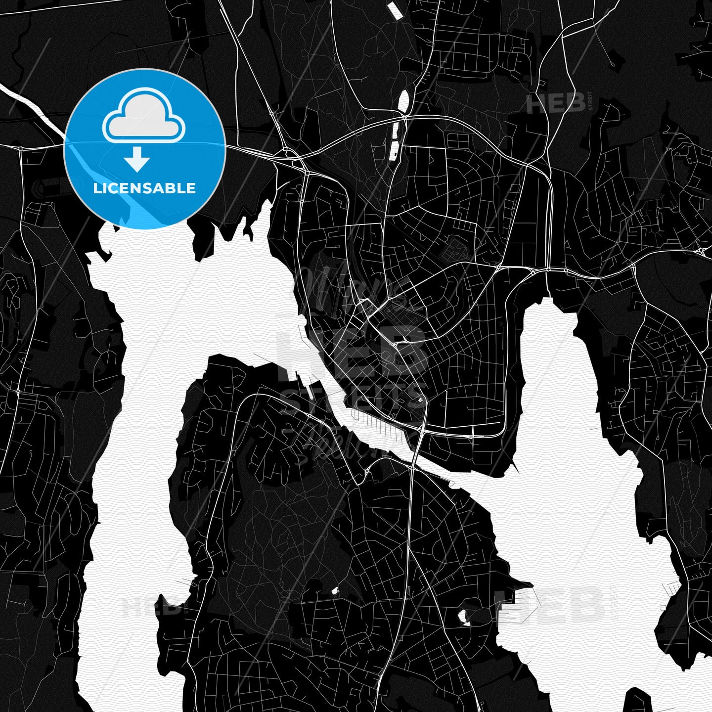 Tønsberg, Norway PDF map