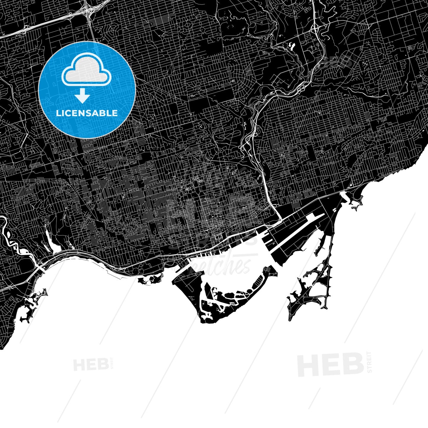 Toronto Canada map