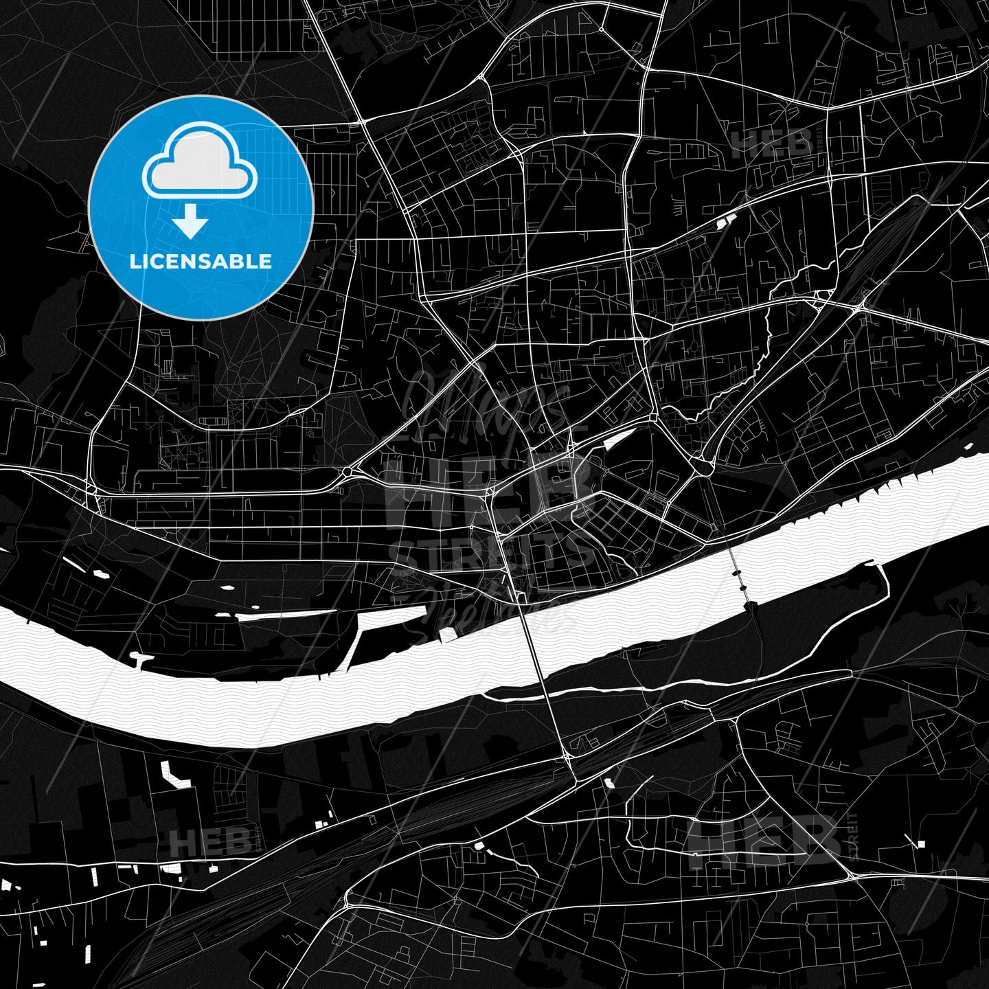 Toruń, Poland PDF map