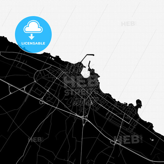 Trani, Italy PDF map