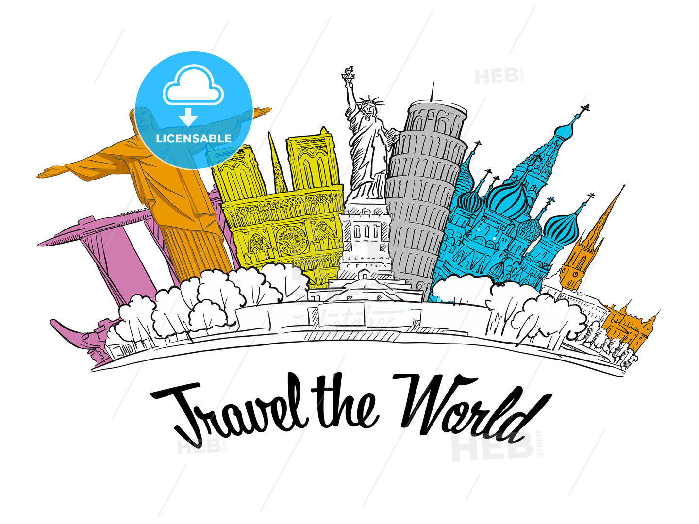 Travel the World – instant download