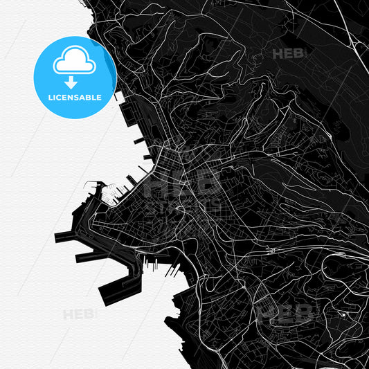 Trieste, Italy PDF map
