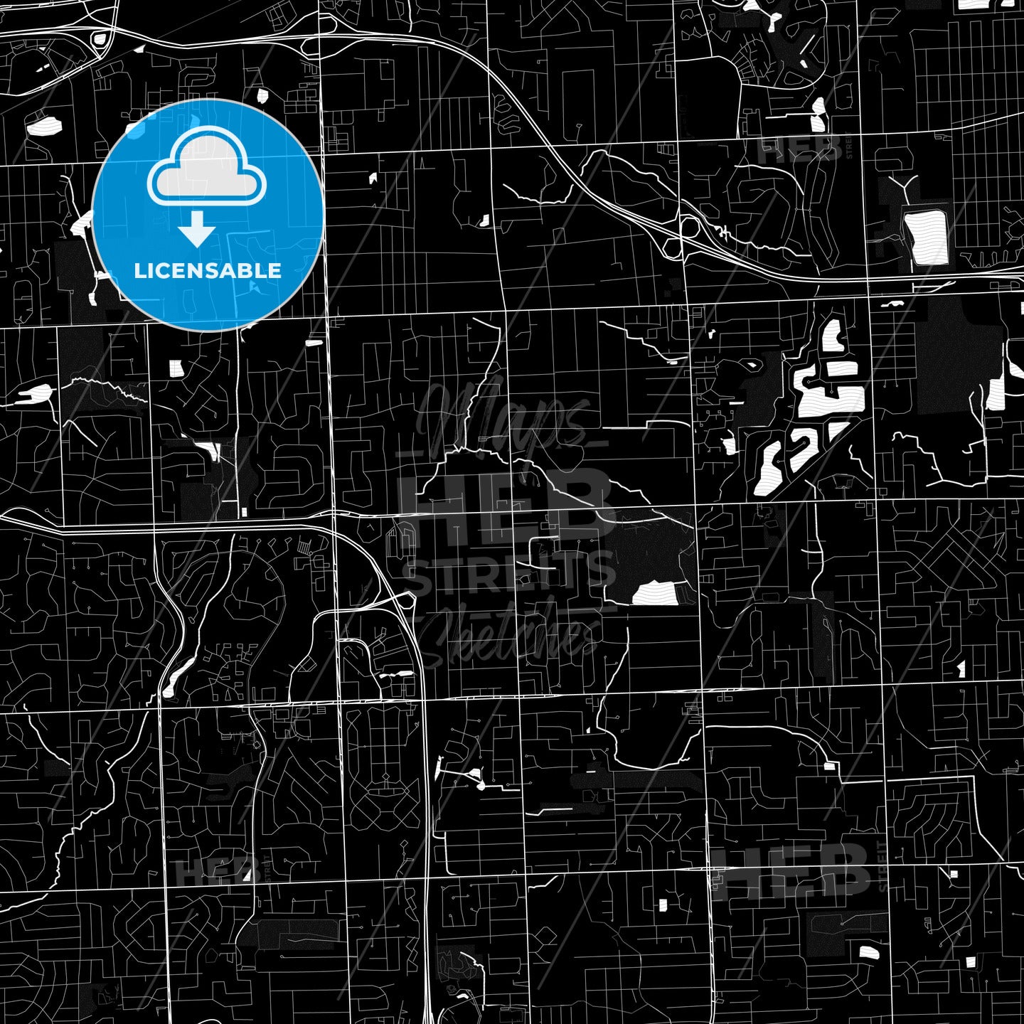 Troy, Michigan, United States, PDF map