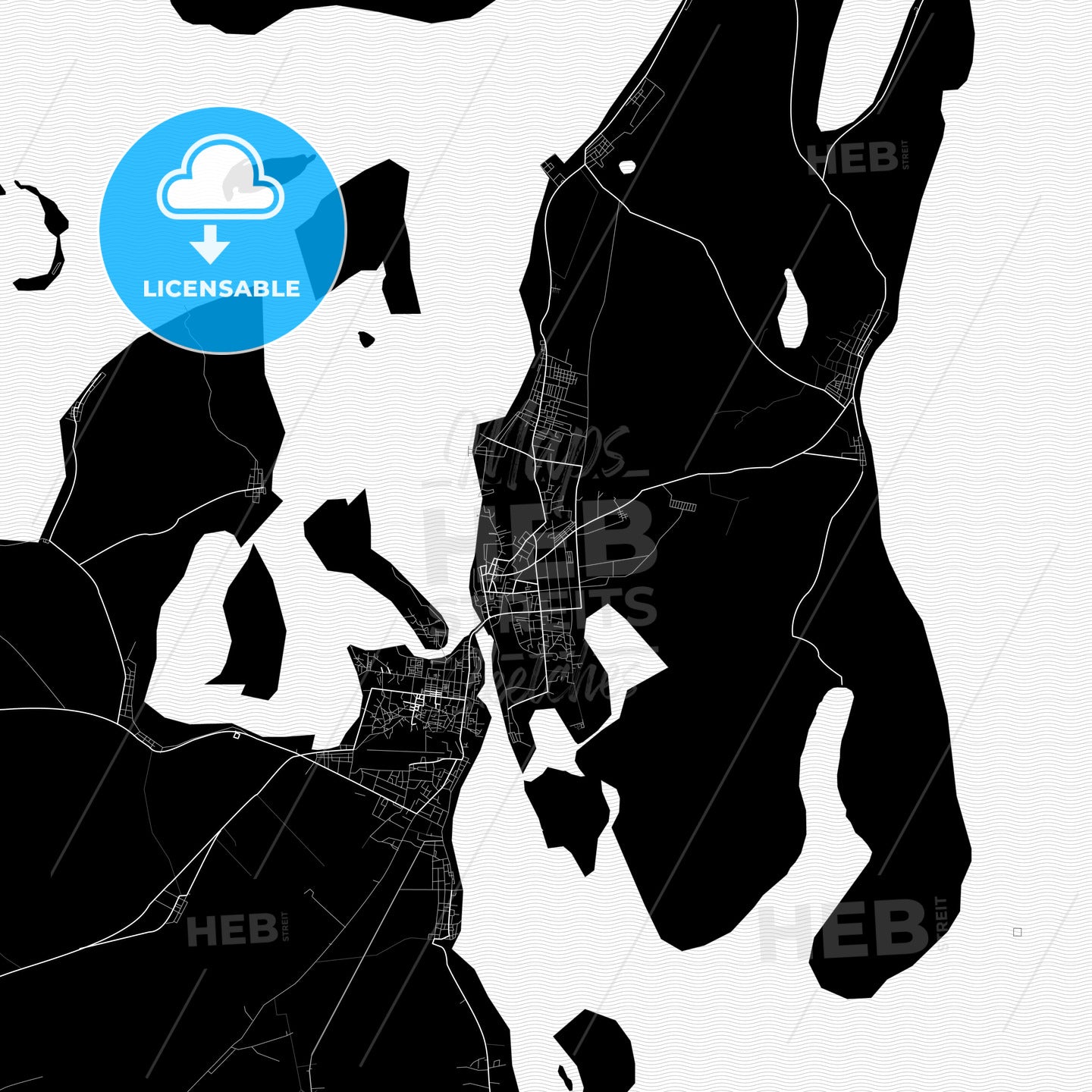 Tual, Indonesia PDF map