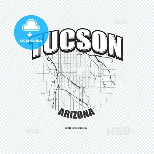 Tucson, Arizona, logo artwork – instant download