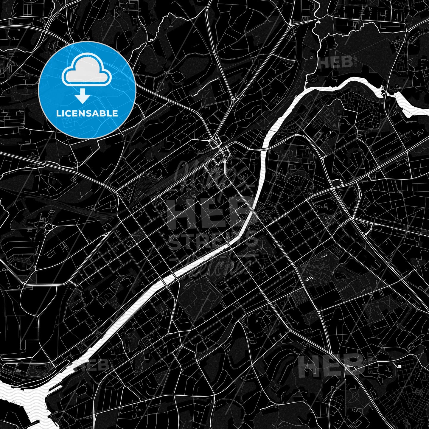 Turku, Finland PDF map