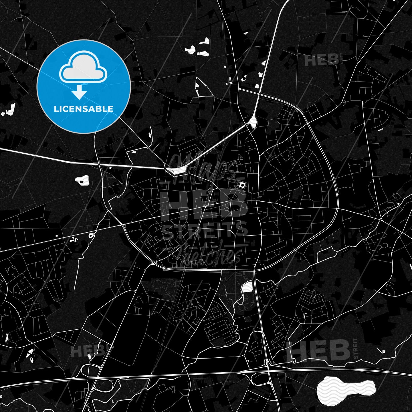 Turnhout, Belgium PDF map